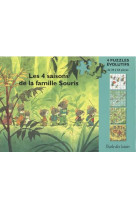 Les 4 saisons de la famille souris - 4 puzzles évolutifs