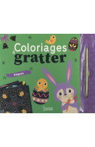 Coloriages a gratter : paques