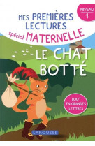 Mes premieres lectures special maternelle, le chat botte