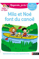 Une histoire à lire tout seul - mila et noé font du canoë