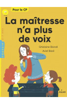 La maitresse n-a plus de voix