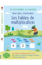 Les tables de multiplication (2,5 et 10) - mon bloc d'activités - je m'entraîne, je m'amuse