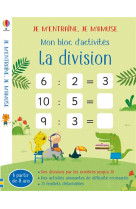 La division - mon bloc d'activités - je m'entraine, je m'amuse