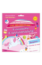 8 invit anniversaire licornes