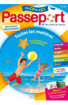 Passeport - du cp au ce1 (6-7 ans) - cahier de vacances 2022