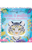 Paillettes animaux merveilleux - mini-boite avec accessoires