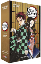 Coffret demon slayer t21 + fanbook n°01