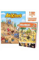 Les arkeos - tome 01 + bamboo mag offert - plein les fouilles !