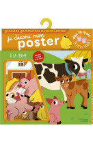 Gommettes poster 18mois- ferme