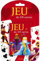 Jeu de 54 cartes rouge