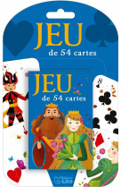 Jeu de 54 cartes bleu