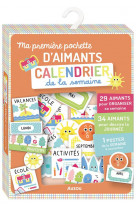 Ma première pochette d'aimants calendrier de la semaine