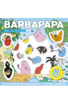 Barbapapa - pochette de stickers repositionnables - les saisons