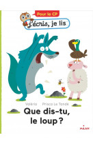 Que dis-tu, le loup ?