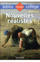 Bibliocollège - nouvelles réalistes, guy de maupassant