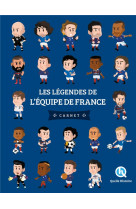 Les legendes de l-equipe de france - carnet (2nde ed)