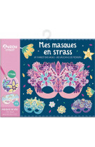 Masques en strass - ma pochette d'artiste