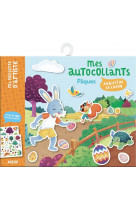 Mes autocollants pâques - augustin le lapin