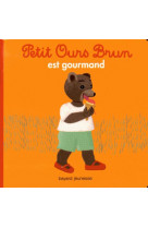 Petit ours brun est gourmand