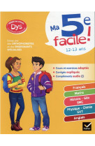 Ma 5e facile ! adapté aux enfants dyslexiques (dys) ou en difficulté d'apprentissage