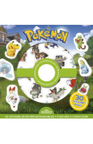 Pokémon - pochette de stickers repositionnables - cherche-et-trouve et jeux !