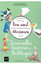 Coffret premiers livres à lire seul 3 nouvelles histoires de balthazar niveau 3 pédagogie montessori