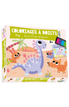 Coloriages à doigts dino et compagnie