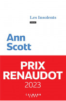 Les insolents - prix renaudot 2023