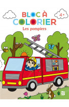 Bloc à colorier  - les pompiers