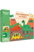 Mon coffret d'artiste - mes creations en pixels dinosaures