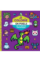 Je colorie en pixels - les créatures fantastiques