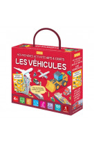 Mes premieres activites arts & crafts. les vehicules - colle les stickers, colorie et complete le li