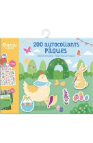 200 autocollants pâques