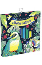 Sables colorés - oiseaux de paradis