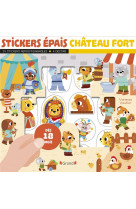 Stickers épais - château fort