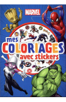 Marvel - mes coloriages avec stickers