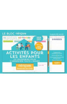 Le bloc hebdomadaire mémoniak organiseur 2025 activités pour les enfants 12 mois