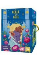 Puzzle + livre - la belle et la bete