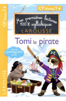 Premieres lectures syllabiques - tomi, le pirate, niveau 1