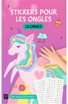 Stickers pour les ongles: les licornes