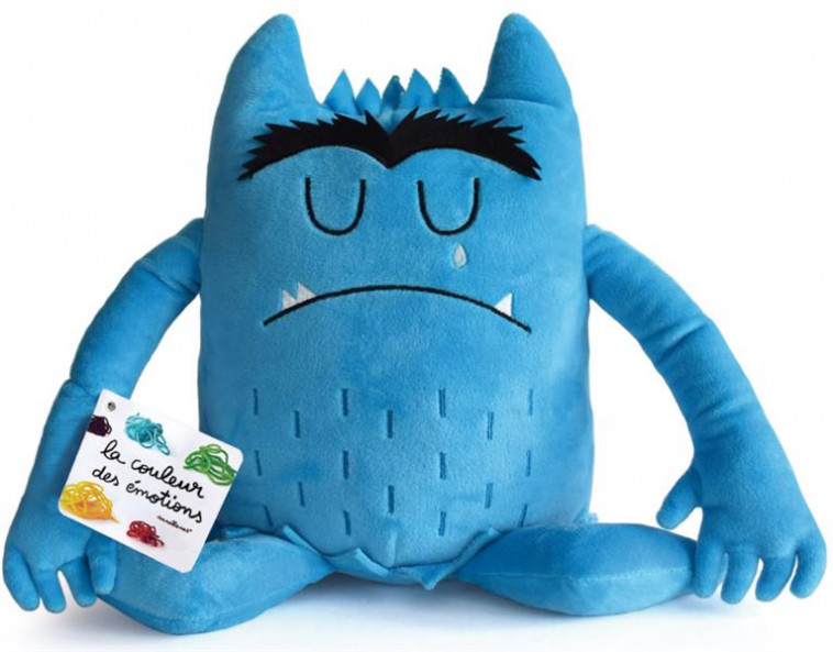 PELUCHE BLEUE - LA COULEUR DES EMOTIONS - LLENAS ANNA - Quatre Fleuves