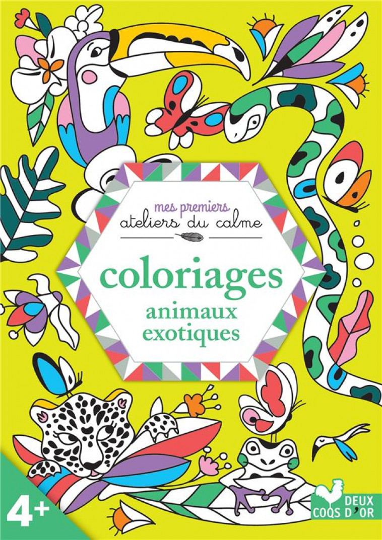 COLORIAGES ANIMAUX EXOTIQUES - SILEO CINZIA - HACHETTE