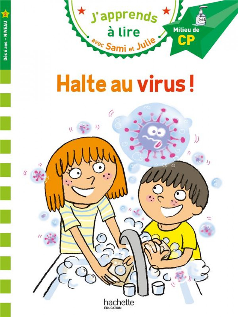 SAMI ET JULIE CP NIVEAU 2 - HALTE AU VIRUS ! - MASSONAUD/BONTE - HACHETTE