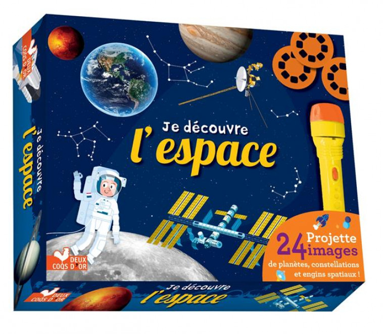 JE DECOUVRE L-ESPACE - COFFRET AVEC LAMPE - THOMAS-BELLI/BORNOT - HACHETTE