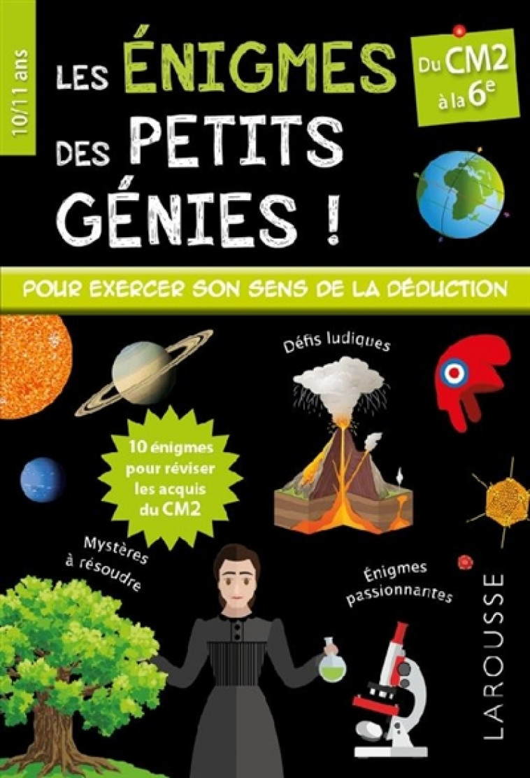 LES ENIGMES DES PETITS GENIES CM2 - VIARDS STEPHANIE - LAROUSSE