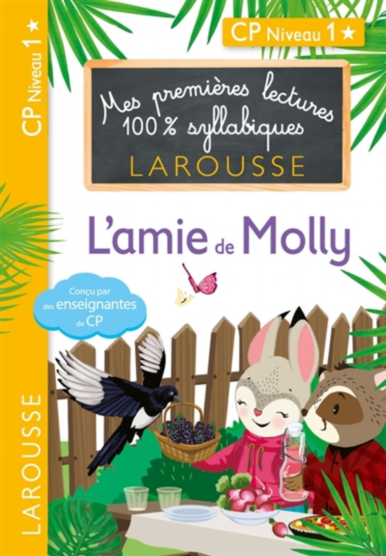 MES PREMIERES LECTURES 100 % SYLLABIQUES L-AMIE DE MOLLY - HEFFNER/STENMARK - LAROUSSE