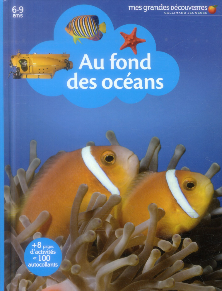 AU FOND DES OCEANS - COLLECTIF - Gallimard-Jeunesse