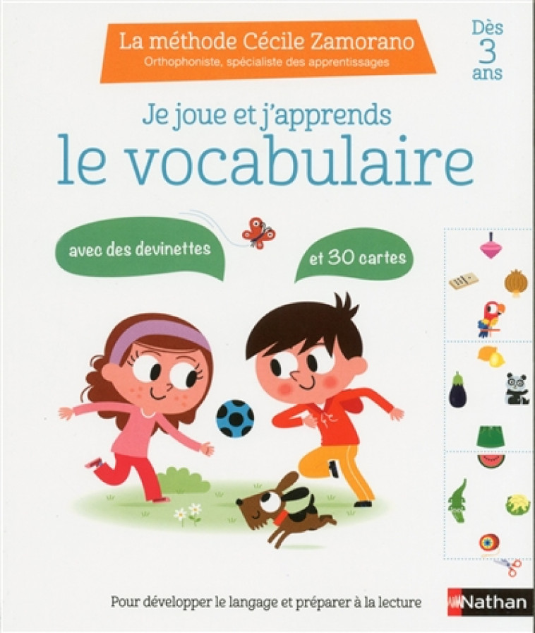 JE JOUE ET J-APPRENDS LE VOCABULAIRE - DES 3 ANS - ZAMORANO/MORIZE - CLE INTERNAT