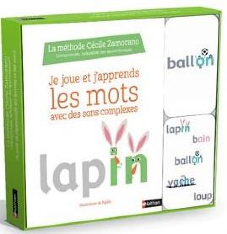 COFFRET JE JOUE ET J-APPRENDS LES MOTS AVEC DES SONS COMPLEXES - ZAMORANO CECILE - CLE INTERNAT