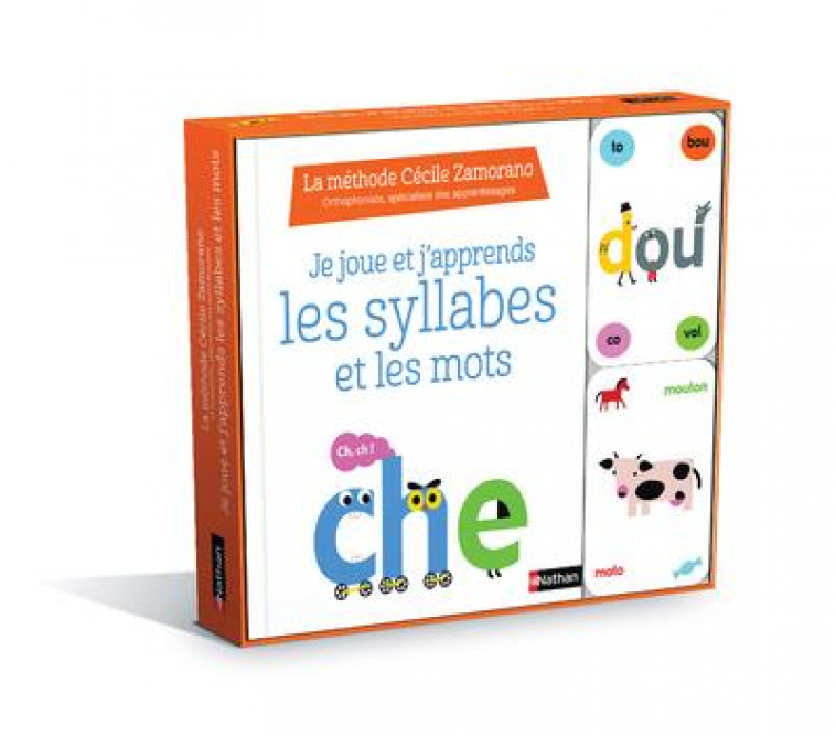 COFFRET JE JOUE ET J-APPRENDS LES SYLLABES ET LES MOTS - LA METHODE CECILE ZAMORANO - ZAMARANO CECILE - CLE INTERNAT